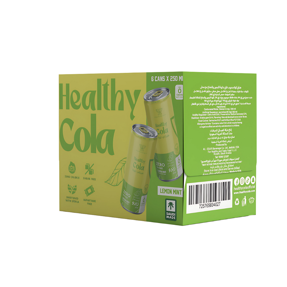 Healthy Cola Lemon Mint Pack of 6