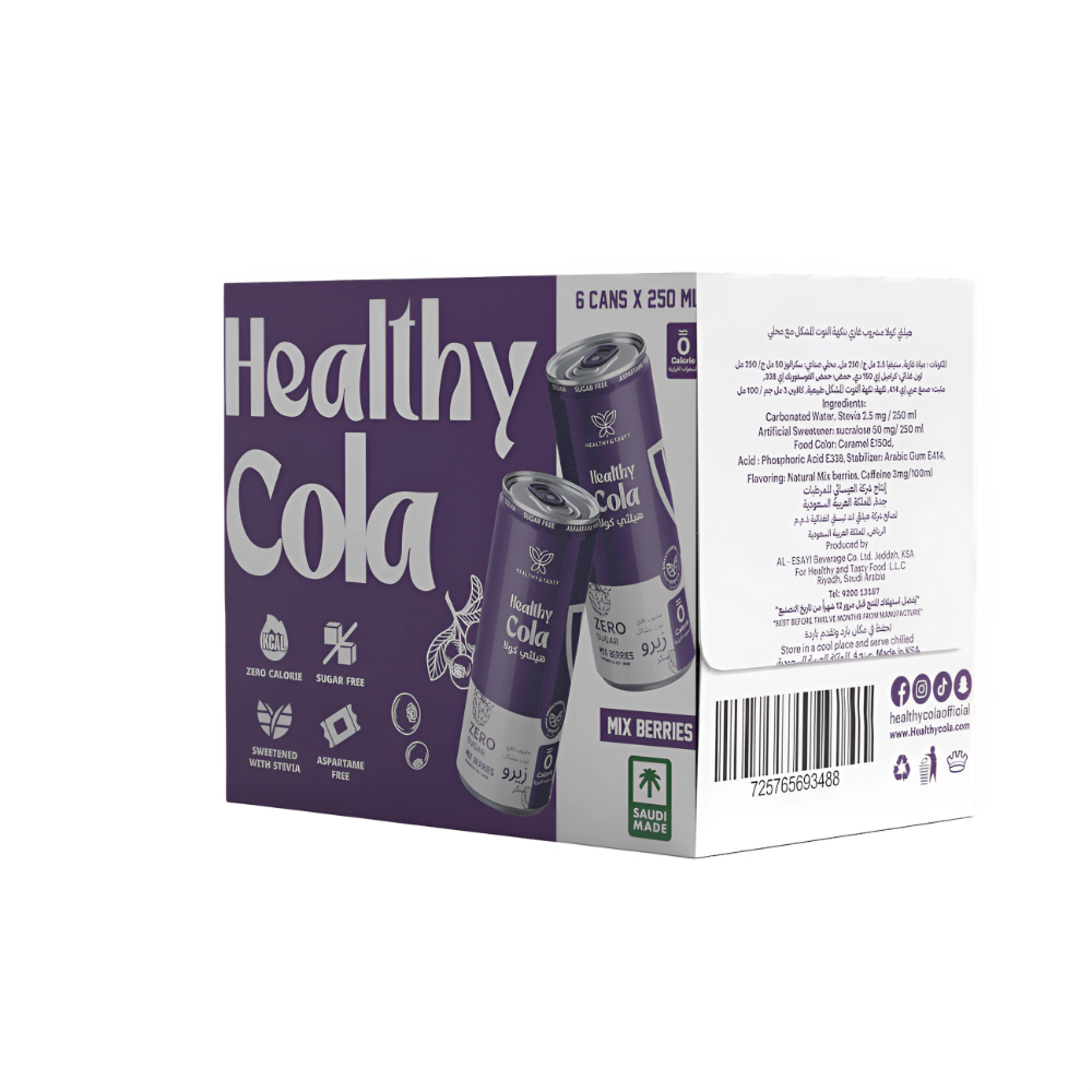 Healthy Cola Mix Berries Pack of 6