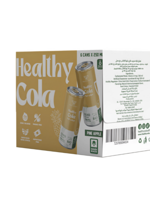 هيلثي كولا مشروب غازي أناناس شرينك 6 حبات